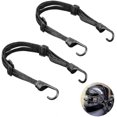 thumbnail image 1 of 2 Pack Tie Down Straps Bike Luggage Straps Elastic Tie Down Straps With Hooks Adjustable Luggage Rack Bike Strap For Motorcycle Helmet Bike Luggage Bl, 1 of 3