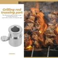 thumbnail image 4 of OUNONA Soporte Para De Rotisserie De Hierro Plateado Accesorio Resistente Para Asado En, 4 of 8