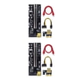 thumbnail image 2 of tredstone 5x USB 3 Riser Board VER009S GOLD PCI-E 1x to 16x Powered 60cm PCIe Extender Black Slot+Red Wire 2Set, 2 of 6