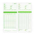 thumbnail image 3 of uPunch 300 Time Cards for Green HN3000 AutoAlign Time Clocks (HNTCG1300), 3 of 3