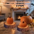 thumbnail image 7 of Pumpkin Shaped Candle Halloween Pumpkin Decor Fall Pumpkin Decor Decorative Candle for Home Halloween Party Table Decor Seasonal Home Accent 1 Count, 7 of 7