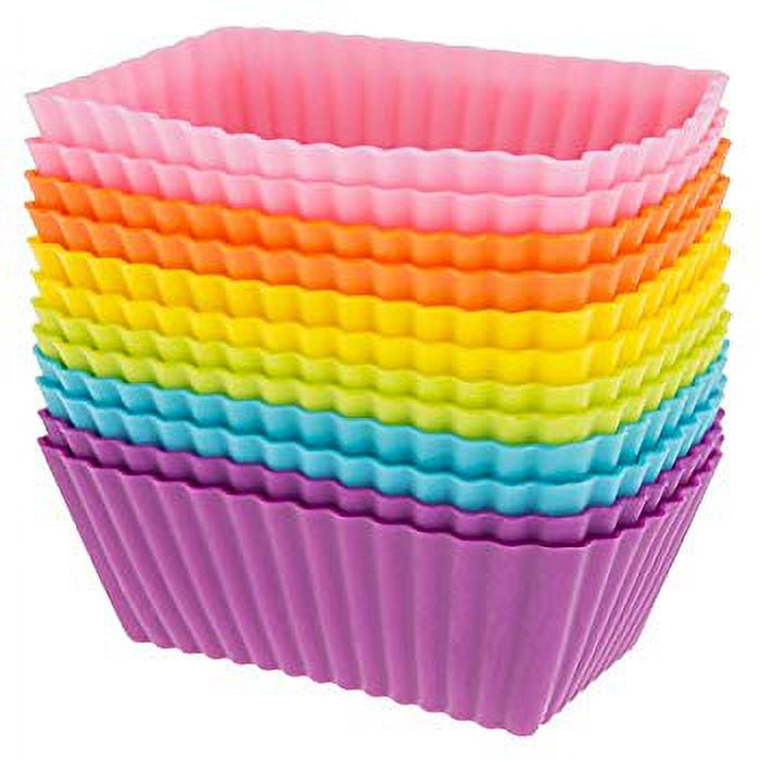 Dropship 12pcs/Set; Silicone Baking Cups; Reusable Cupcake Liners; Home  Cake Molds; Standard Size Muffin Liners; Baking Tools; Kitchen Gadgets to  Sell Online at a Lower Price