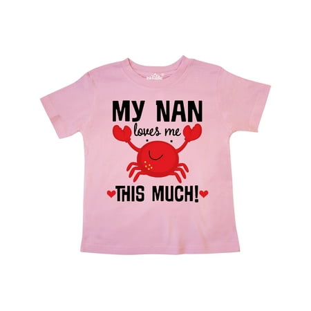 

Inktastic My Nan Loves Me Grandson Gift Gift Toddler Boy or Toddler Girl T-Shirt