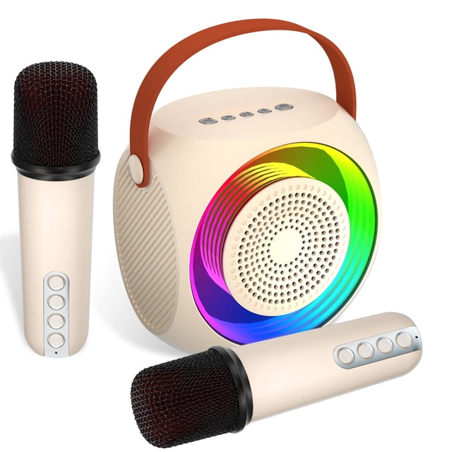 Amdohai Micropionier Mini Machine de Karaoké pour Enfants, Karaoké Bluetooth Portable