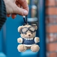 thumbnail image 5 of STPToys Cute Small Bear Plush Keychains Stuffed Animals Keyring Charm Handbag Pendant Birthday Gifts for Friend, 5 of 7