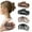 Black, Khaki, variant on 4 Pack Silicone Cloud Claw Clips, Soft & Flexible Cozy Claw Clips, Squishy Hairclips for Thin and Thick, Hair Accessories for Women & Girls(Style 1)