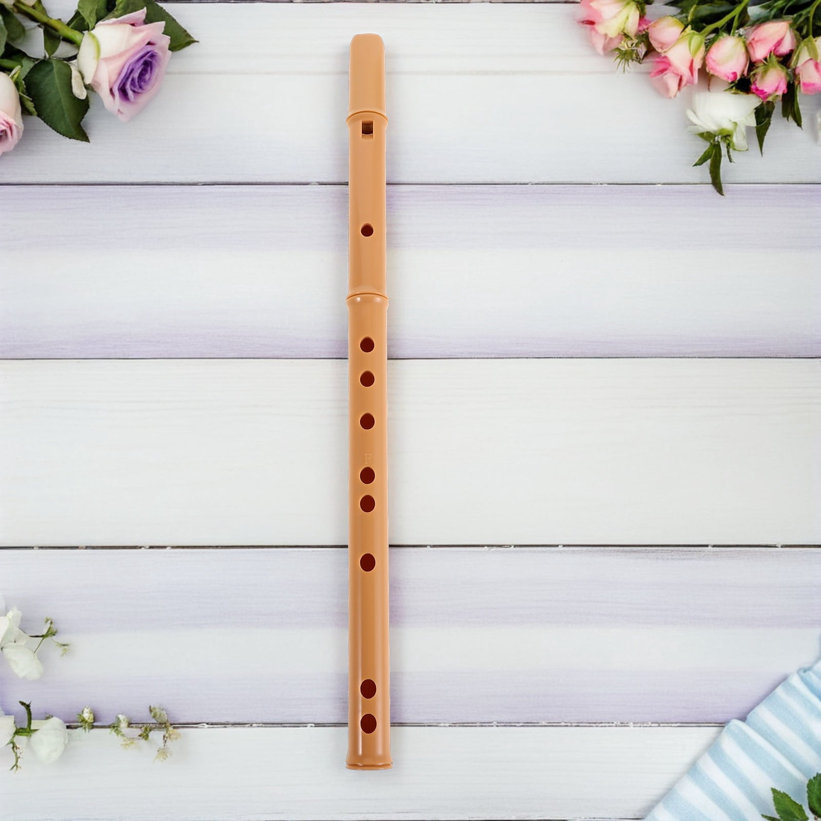 OUNONA Detachable Resin Flute Recorder with Accurate F Tuning for Beginner Students and Music Learners, Ideal for Practice and Performance
