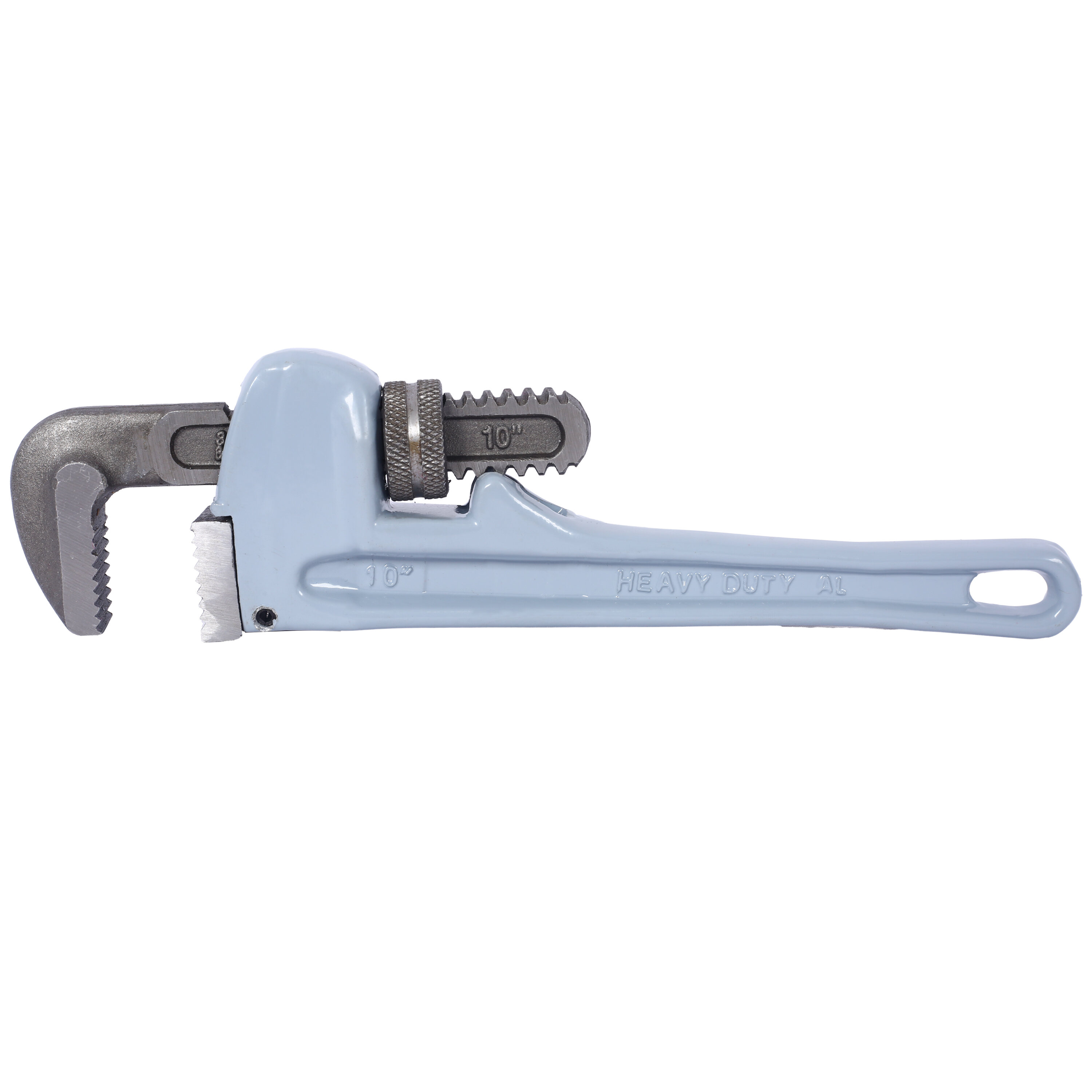 4-Piece Aluminum Pipe Wrench Set (10"/14"/18"/24"), Lightweight Alloy Construction, Adjustable Jaw Plumbing Tools