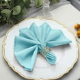 thumbnail image 6 of BalsaCircle 20 Pieces 17" Blue Polyester Luncheon Napkins Wedding, 6 of 8