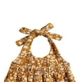 thumbnail image 2 of Newborn Vest Jumpsuit Flower Print Sleeveless Long Pants Girls Halter Ropmer, 2 of 6