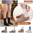 thumbnail image 4 of Merino Wool Boot Socks Size 5-9 Thermal Winter Warm Thick Cozy Hiking Socks for Men Women 3 Pairs, 4 of 6