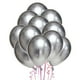 thumbnail image 1 of 50 piezas de 10 pulgadas de látex espesar globos de colores metálicos suministros de adornos para fiestas (plata), 1 of 6
