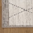 thumbnail image 3 of Luxe Weavers Argyle Diamond Pattern Ivory 2x7 Runner Rug, Farmhouse Carpet, 3 of 9