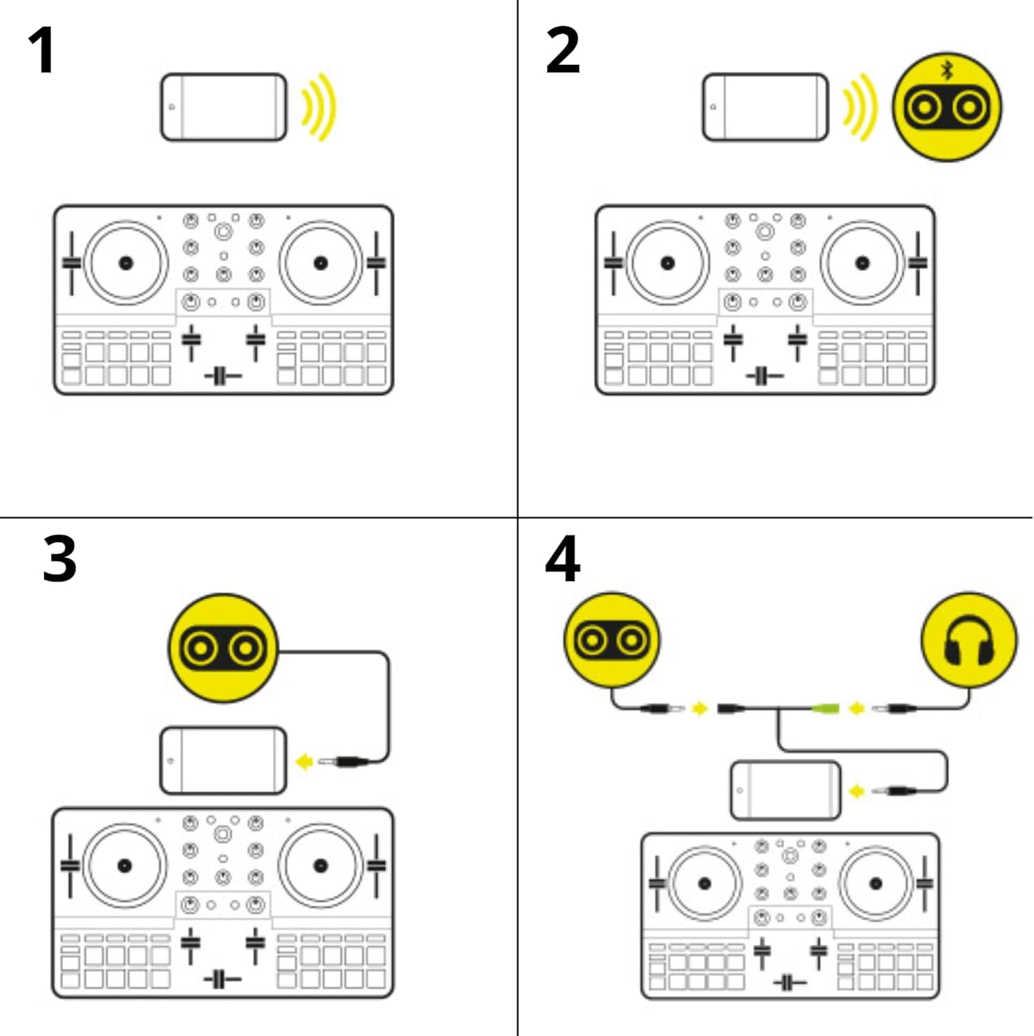 Hercules DJControl Mix Ultra – Portable Bluetooth DJ Controller