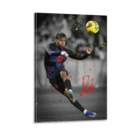 Lamine Yamal Soccer Poster Football Player Canvas Wall Art (37) Poster For Bedroom Kitchen Bathroom Living Room Office Decor