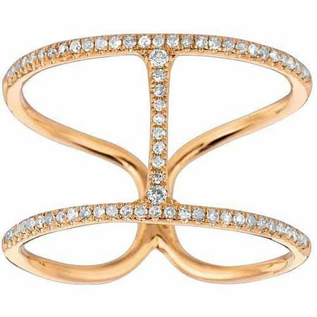0.2 Carat T.W. Diamond 14kt Yellow Gold H Fashion Ring