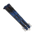 thumbnail image 2 of 1pc Blunt Balisong Safe Portable Novel Durable Training Tool Practice Training Cutter, 2 of 3