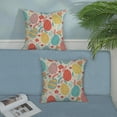 thumbnail image 3 of xanee Spring Easter Pillow Covers 18x18 Colorful Eggs Decor Throw Pillows Case for Couch Rabbit Holiday Pillowcase Outdoor Decorative Cushion Cases for Sofa Bed Decorations Set of 2, 3 of 6