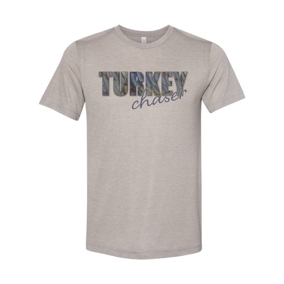 Turkey Hunting Shirt, Turkey Chaser, Hunting Shirt, Unisex Fit, Thunder Chicken Shirt, Gift For Hunter, Gobbler, Dad Gift, Long Beard, Calls, Heather Stone, MEDIUM