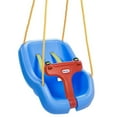 thumbnail image 3 of Little Tikes 2-in-1 Snug 'N Secure Swing – Blue, 9 Months - 4 Years, baby swing, toddler swing, 3 of 7