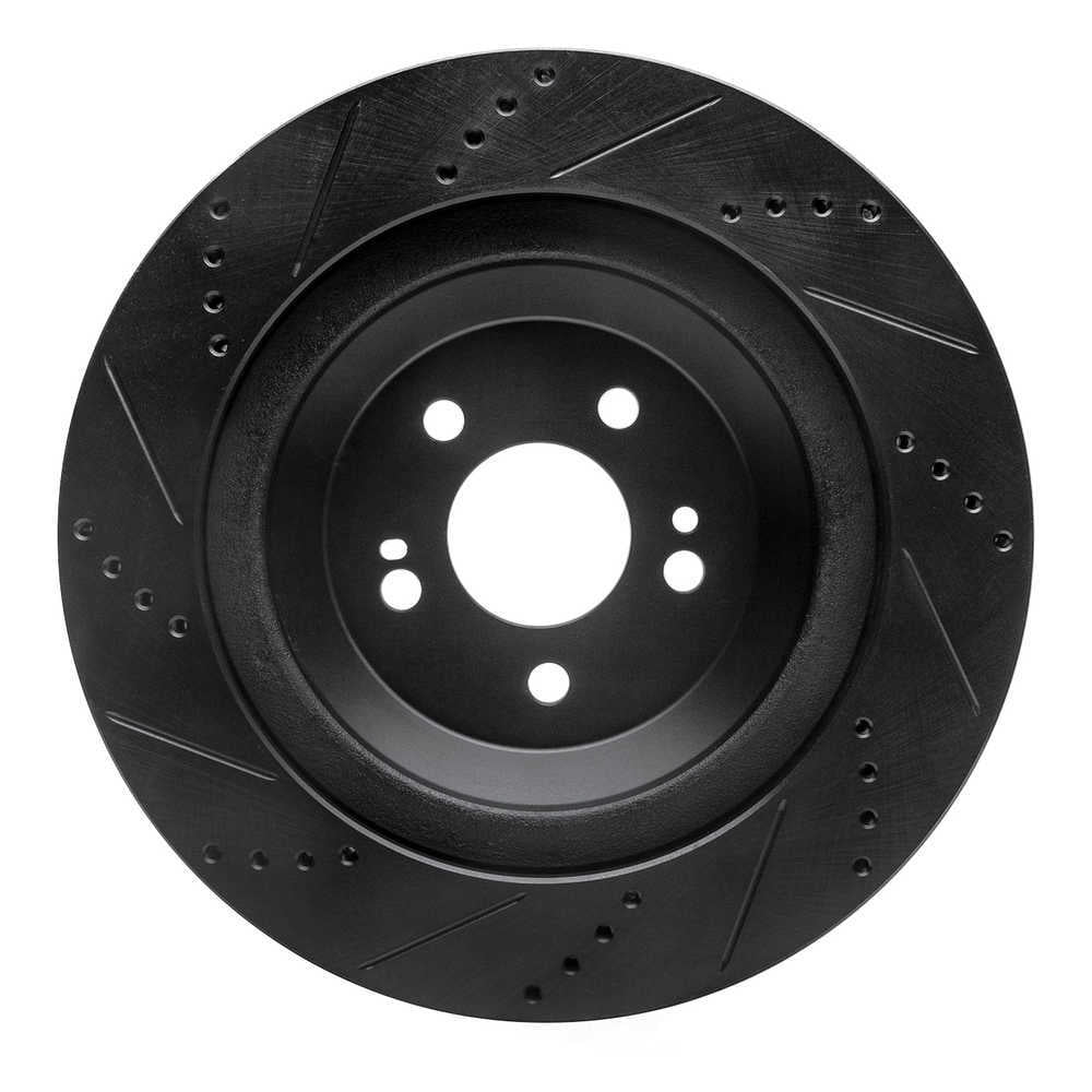 Dynamic Friction Company 633-63113R DFC Brake Rotor - Drilled And Slotted - Black