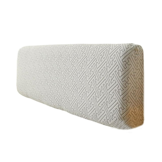 Cubierta Protectora Elástica Injueey para Cabecera de Cama Gris Claro 150 cm