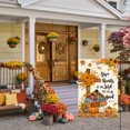 thumbnail image 6 of Sm:)e Turkey Cross Pumpkin Bow Thanksgiving Garden Flag 12 x 18 Inch, Double-Sided Printing, Outdoor Welcome Decor for Yards, 6 of 7