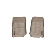 WeatherTech Custom Fit FloorLiners compatible with Jeep Wrangler 2-Door, Wrangler Unlimited 4-Door - 1st Row (Driver & Passenger), Tan