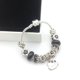 thumbnail image 3 of Venta al por mayor de cuentas de diamantes de imitación de cristal de Hello Kitty Diy, pulseras con dijes de cadena de serpiente de Plata de Ley 925 para mujer, 3 of 3