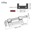 thumbnail image 2 of Unique Bargains Spring Loaded Latch Pin, 4 Pack 1.97' - 304 Stainless Steel Spring Latch, Right-Handed with Hole (Silver), 2 of 5