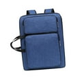 thumbnail image 4 of Art Portfolio Bag Handheld Draw Board Storage Tote for Pencil Palette Brush Blue, 4 of 8
