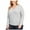 Grey - gray, variant on Belldini Womens Textured Stripe Pullover Sweater, Grey, 3X