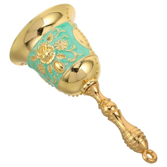 Glass Bell Christmas Service Senior Prayer Elder Light Green