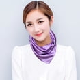 thumbnail image 5 of Women Lady Solid Color Wrap Scarf Fashion Accessory (Light Purple), 5 of 5