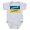 Heather Gray, variant on CafePress - We Stand With Ukraine Body Suit - Cute Infant Bodysuit Baby Romper - Size Newborn - 24 Months