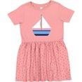 thumbnail image 3 of Inktastic Sailboat Nautical Sailing Girls Toddler Dress, 3 of 5