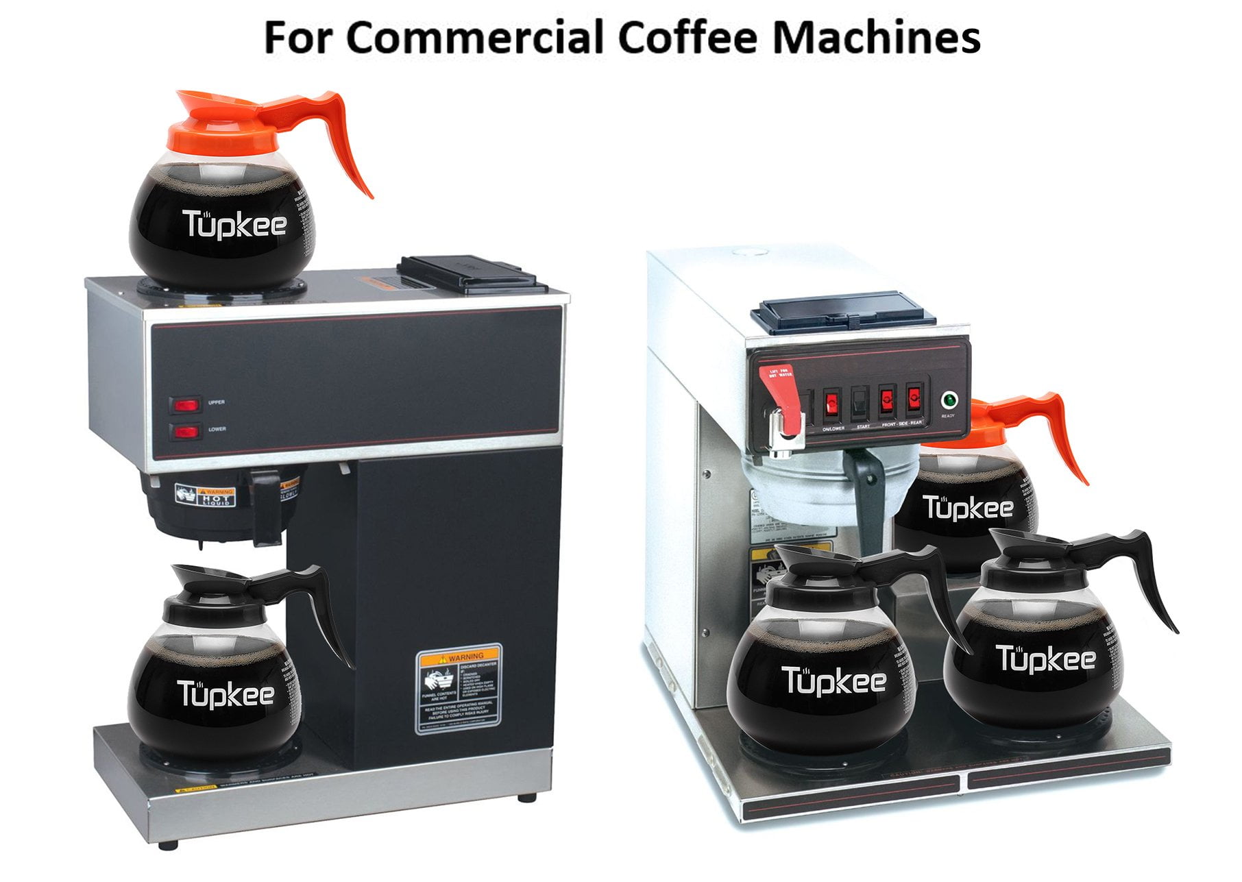 Tupkee Commercial Coffee Pot Replacement - Restaurant Glass