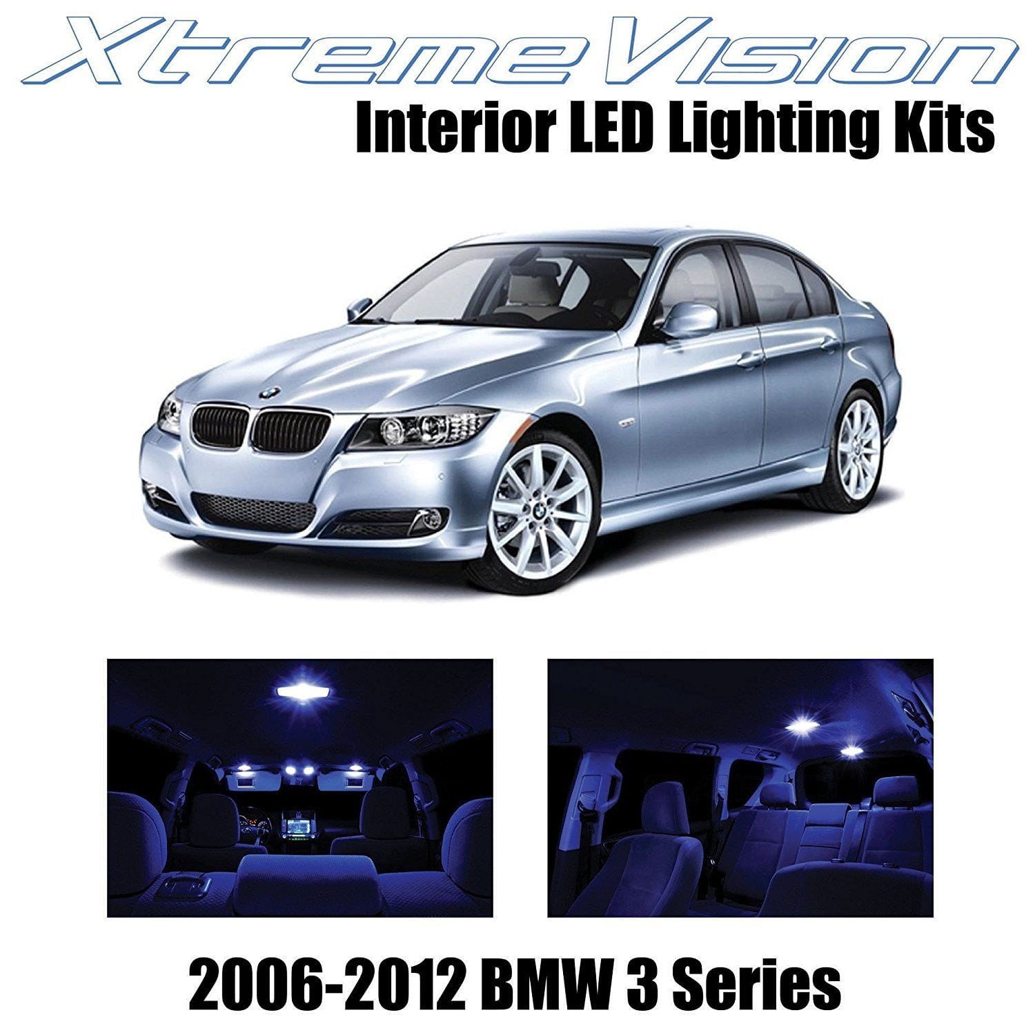 Car Truck Light Bulbs 6 Pieces Blue Led Lights Interior