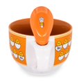 thumbnail image 3 of Taza de sopa Sanrio Gudetama x Nissin Top Ramen 710 ml con cuchara, 3 of 8