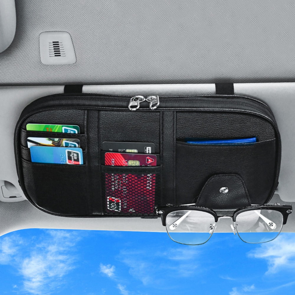 Car Sun Visor Organizer, Auto Interior Accessories Storage Pocket