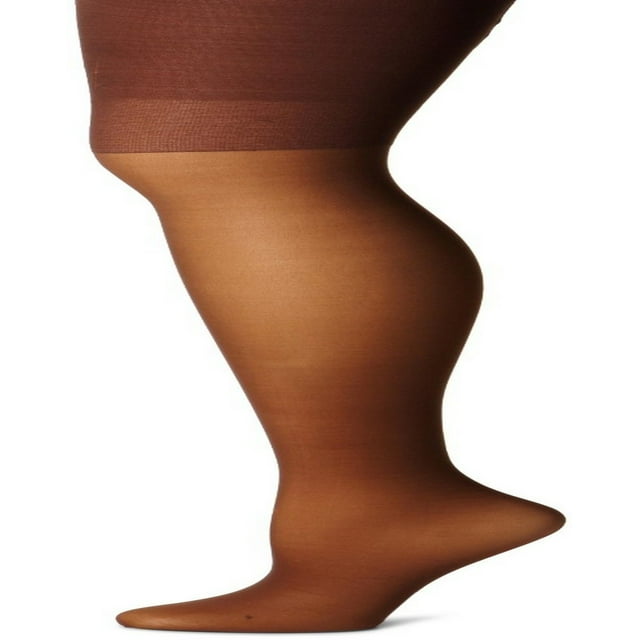 Hanes Silk Reflections Women's Lasting Sheer Tights with Control Top, Gentlebrown, I/J