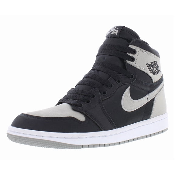 Nike Air Jordan 1 Retro High Original Womens Shoes Size 12, Color: Black/Medium Grey/White
