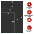 thumbnail image 4 of THAILE Extra Large Exercise Mat (8mm Ultra Thick), 6'x4' Workout Mats for Home Gym Flooring, High-Density Joint Protection, Non-Slip, Durable Gym Mat for Cardio, Yoga, MMA, Weights, 4 of 8