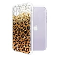 thumbnail image 2 of FINCIBO Soft TPU Clear Case Slim Protective Cover for Apple iPhone 11 6.1" 2019 (NOT FIT Apple iPhone 11 Pro 5.8 inch or Apple iPhone Pro Max 6.5 inch), Yellow Glitter With Black Yellow Leopard, 2 of 3