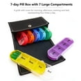 thumbnail image 4 of Container,Pill Container Portable Pill Box 7 Pill Medicine 7 Day Pill Medicine Container Portable Container Pill Pill Box Portable Container Fish 7 Pill Container 7 Day Pill Box 7 Day Qinquan Wyan, 4 of 6