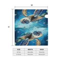 thumbnail image 4 of Picia Watercolor Turtle4 Magnetic Mailbox Cover Standard Size-25.5x21 in, 4 of 9