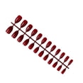 thumbnail image 2 of 24 Piezas de Uñas Postizas DIY Qarigey Vino Rojo, 2 of 5