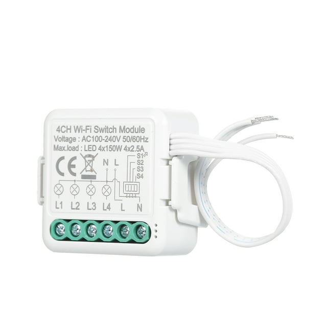Módulo de interruptor de luz inteligente WiFi APP Control remoto Control de voz