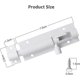 thumbnail image 3 of Door Lock Bolts - Security Slide Latch Lock, Stainless Steel (1pcs, White), 3 of 5