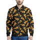 thumbnail image 3 of Chaqueta con cremallera y estampado de pizza con salchichas picantes italianas para hombre, sudadera informal de manga larga con estampado 3D de comida, abrigo de calle, chaquetas holgadas, 3 of 4